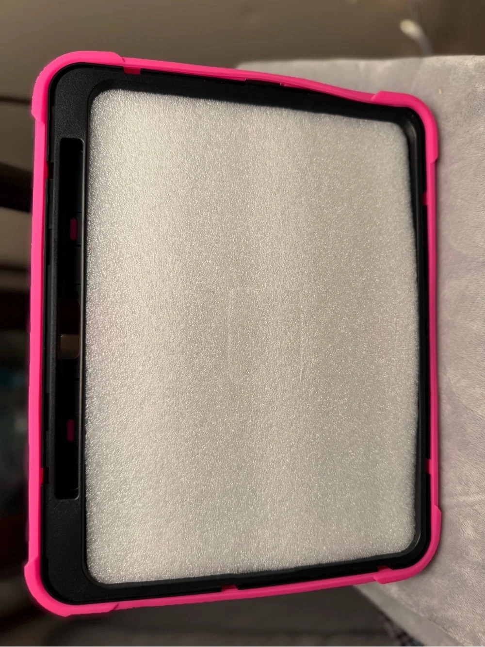 Hot Pink Rugged Tablet Case-fits iPad Air 11” comes w/1 glass screen protector